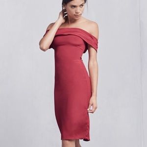 Reformation Carrera dress in red